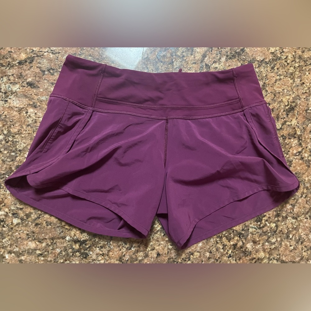 Lululemon Maroon Shorts Size 4